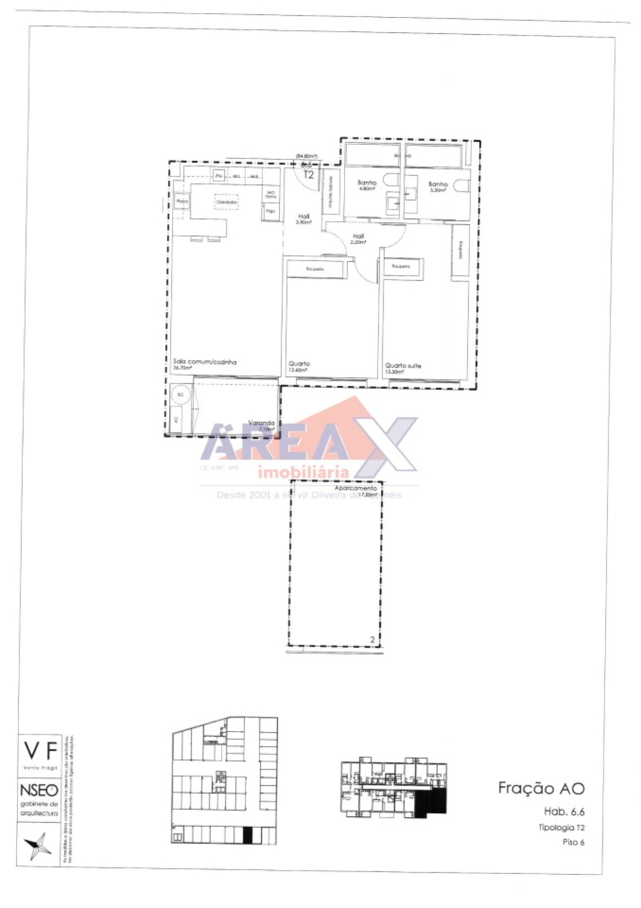 Apartamento T2 para Venda em São João da Madeira Foto 10