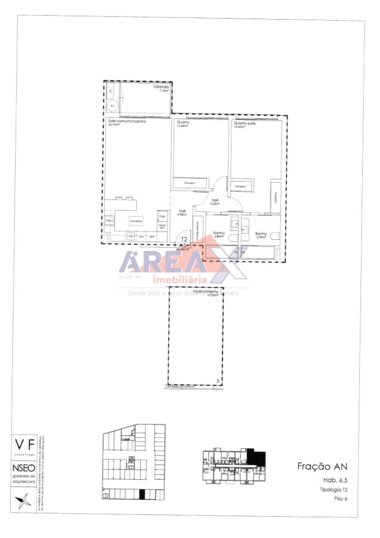 Apartamento T2 para Venda em São João da Madeira Foto 10