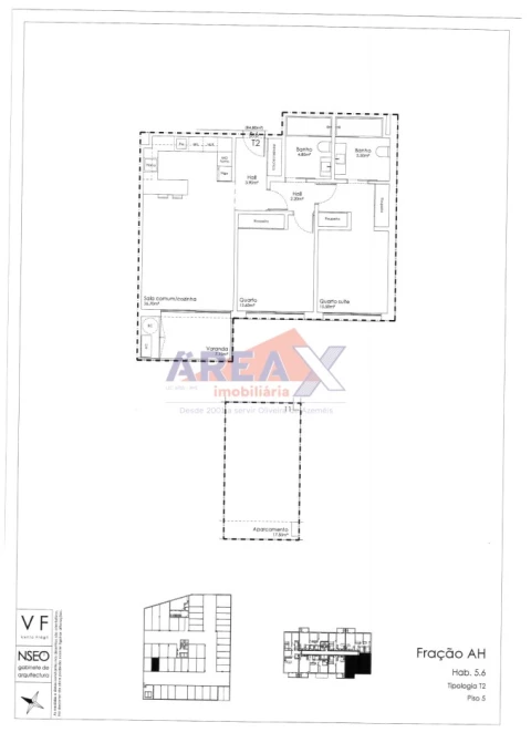 Apartamento T2 para Venda em São João da Madeira