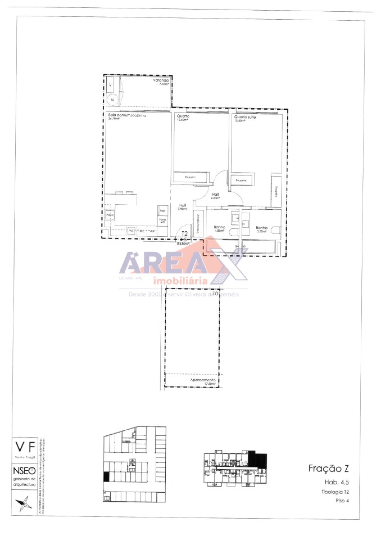 Apartamento T2 para Venda em São João da Madeira Foto 10