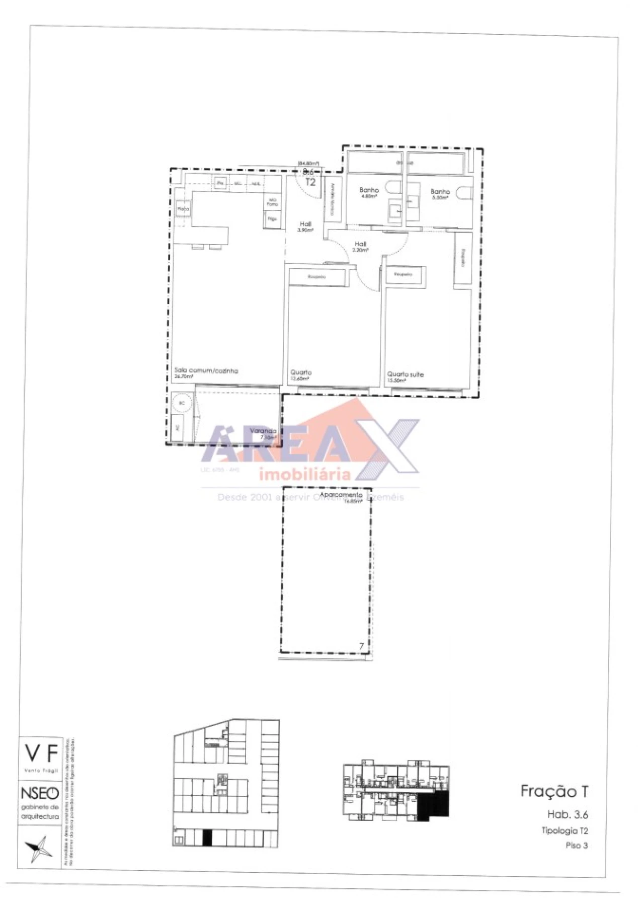 Apartamento T2 para Venda em São João da Madeira Foto 10