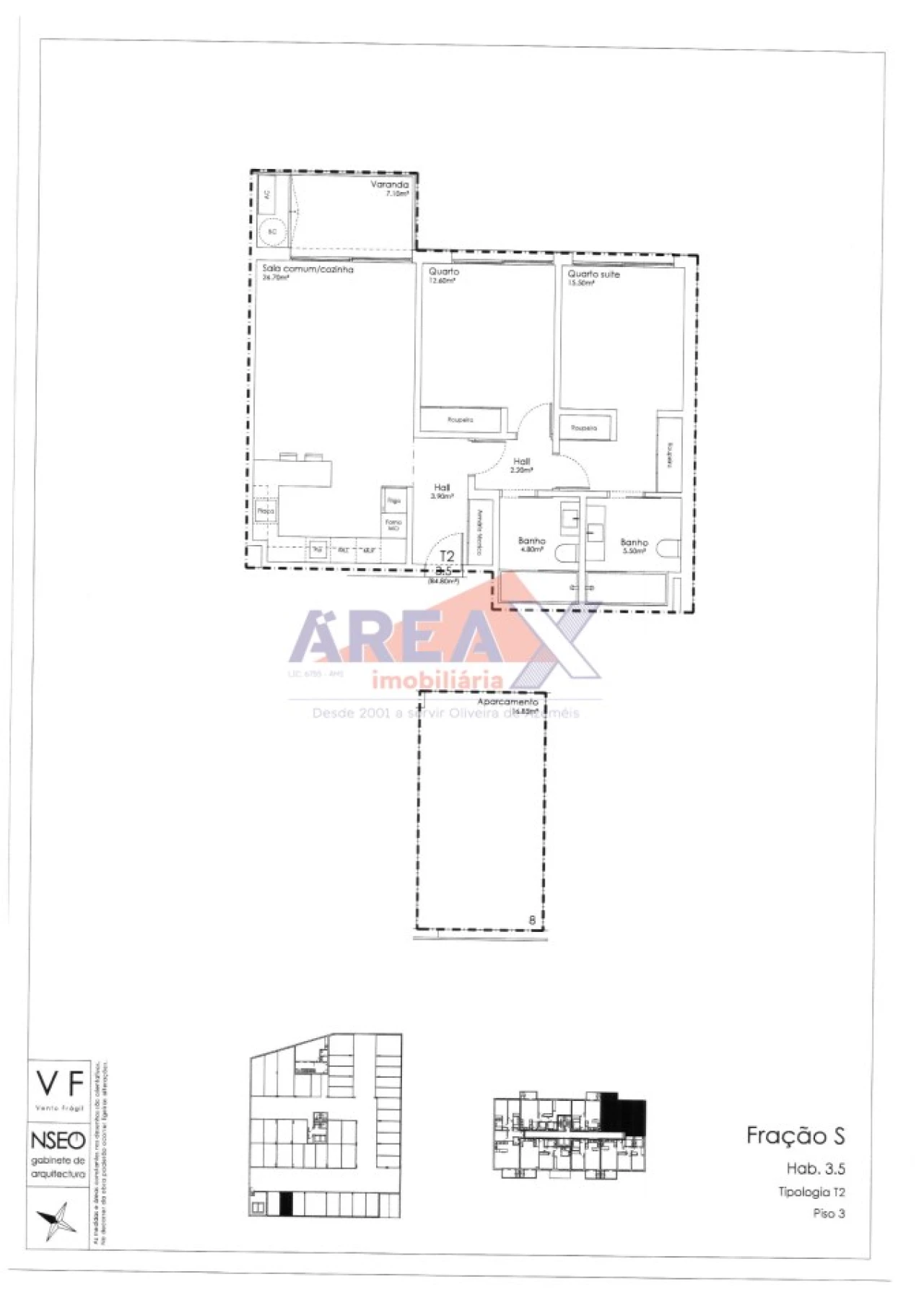 Apartamento T2 para Venda em São João da Madeira Foto 10