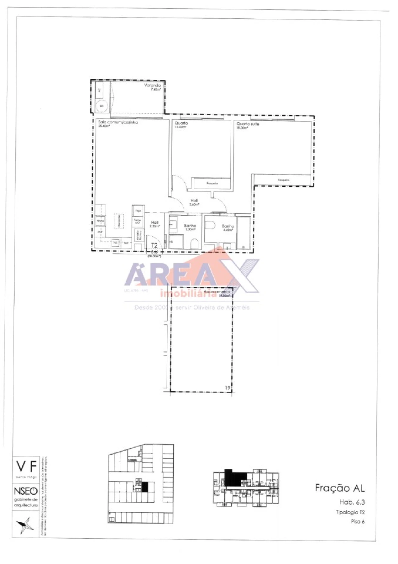Apartamento T2 para Venda em São João da Madeira Foto 10