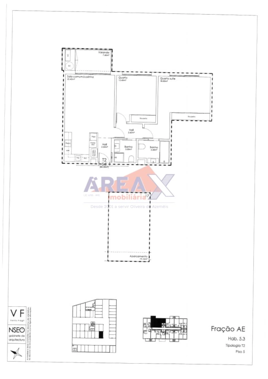 Apartamento T2 para Venda em São João da Madeira Foto 10