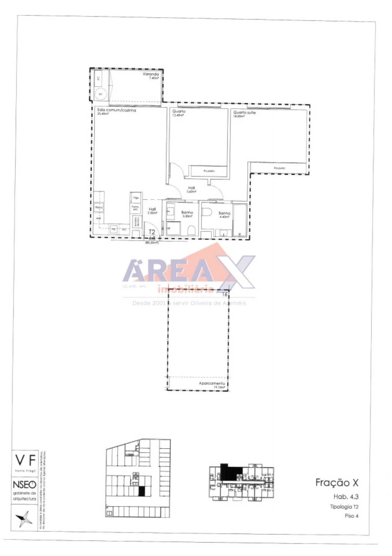 Apartamento T2 para Venda em São João da Madeira Foto 10