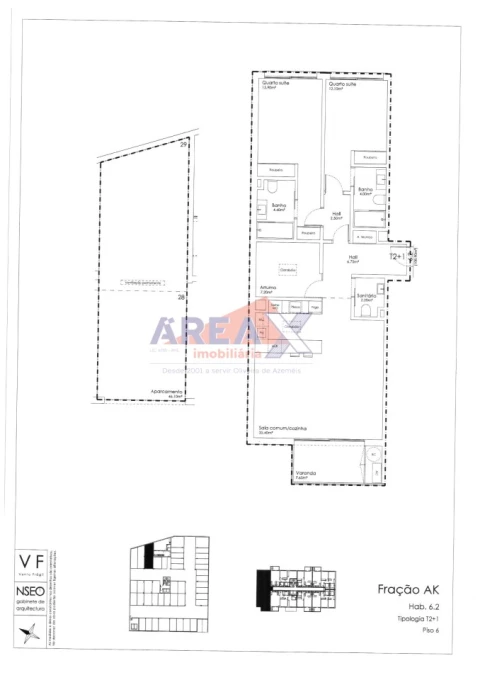 Apartamento T2 para Venda em São João da Madeira