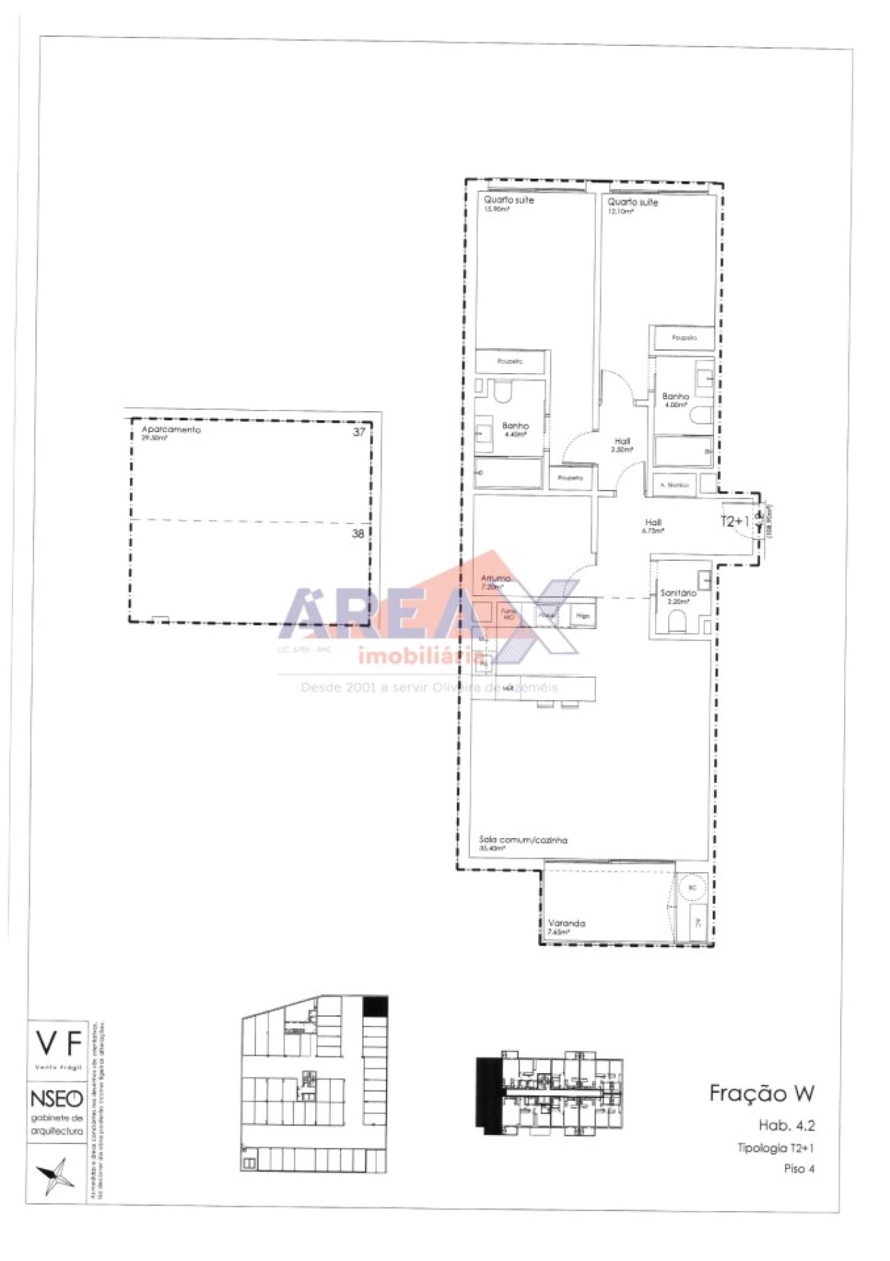 Apartamento T2 para Venda em São João da Madeira Foto 10