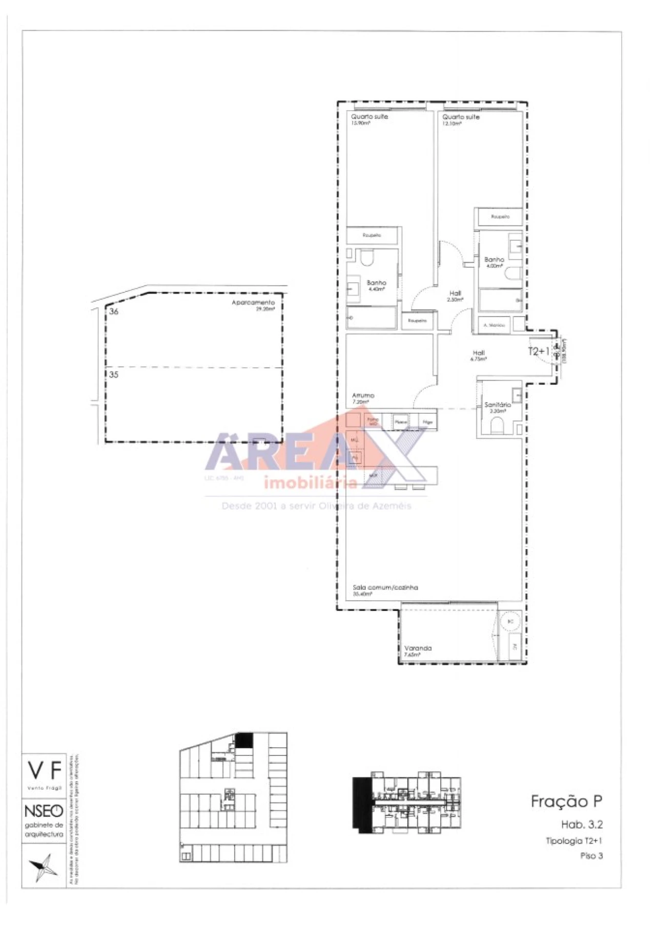 Apartamento T2 para Venda em São João da Madeira Foto 10