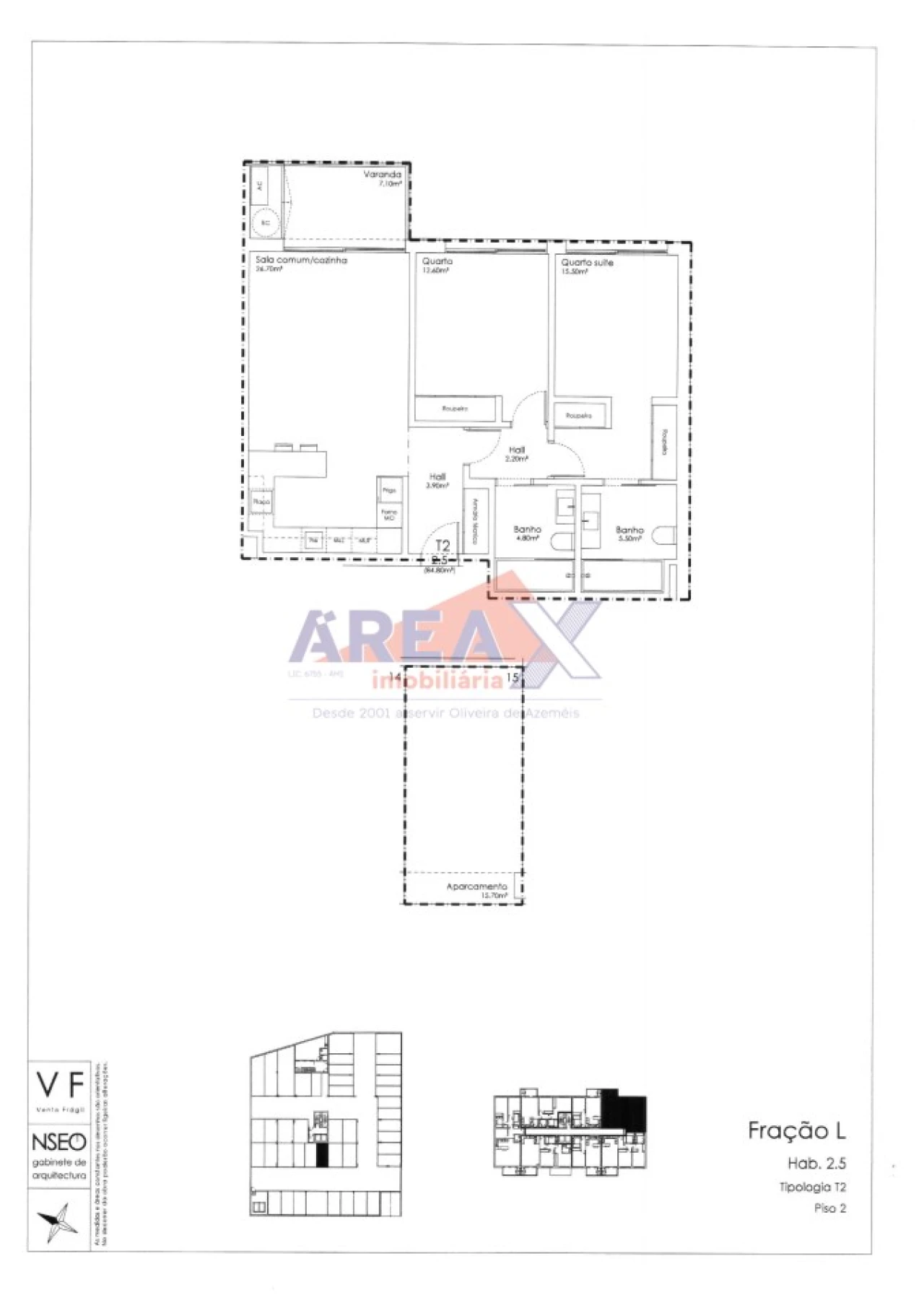 Apartamento T2 para Venda em São João da Madeira Foto 10