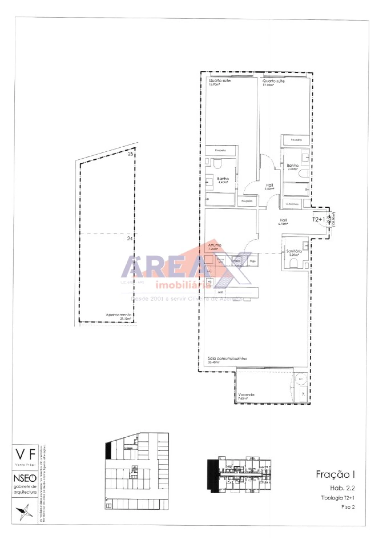 Apartamento T2 para Venda em São João da Madeira Foto 10