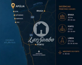 Apartamento T2 para Venda em Apúlia e Fão