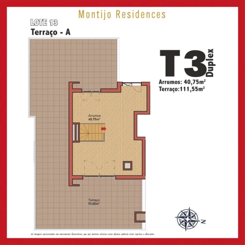 Apartamento T3 para Venda em Montijo e Afonsoeiro Planta 6