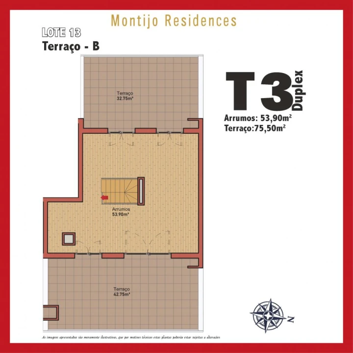 Apartamento T3 para Venda em Montijo e Afonsoeiro Planta 8