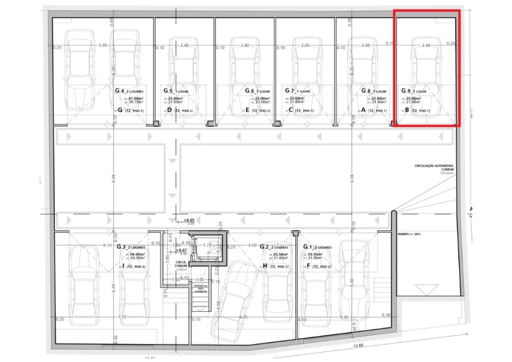 Apartamento T2 para Venda em Nazare Planta 2