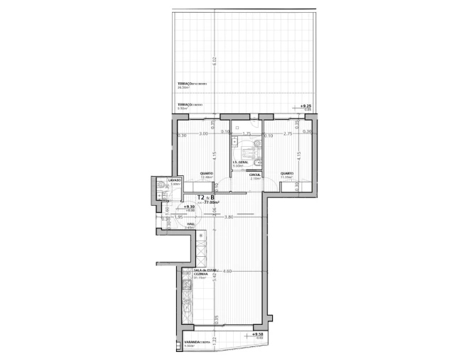 Apartamento T2 para Venda em Nazare Planta 1