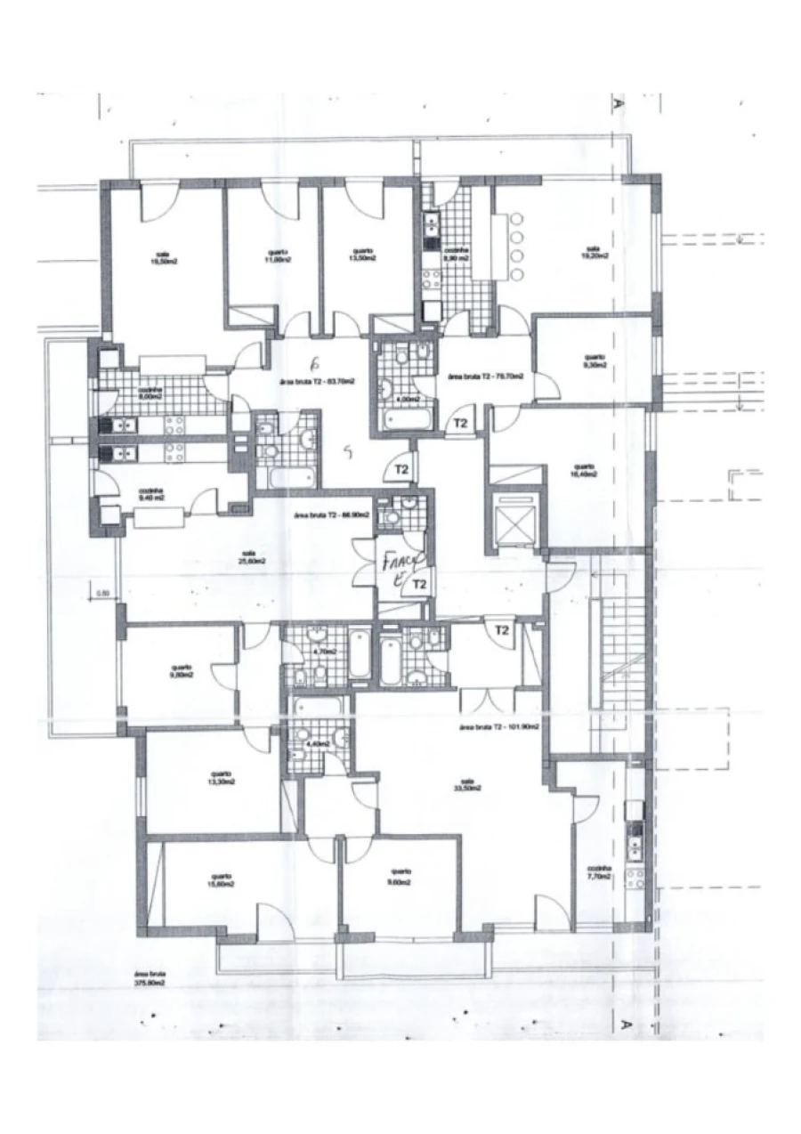 Apartamento T2 para Venda em Buarcos Planta 2