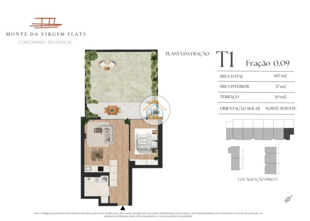 Apartamento T2 para Venda em Vilar de Andorinho Foto 9