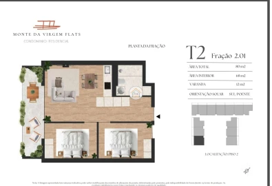 Apartamento T2 para Venda em Vilar de Andorinho