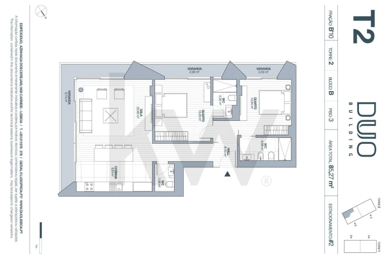 Apartamento T2 para Arrendamento em Carnide Foto 19