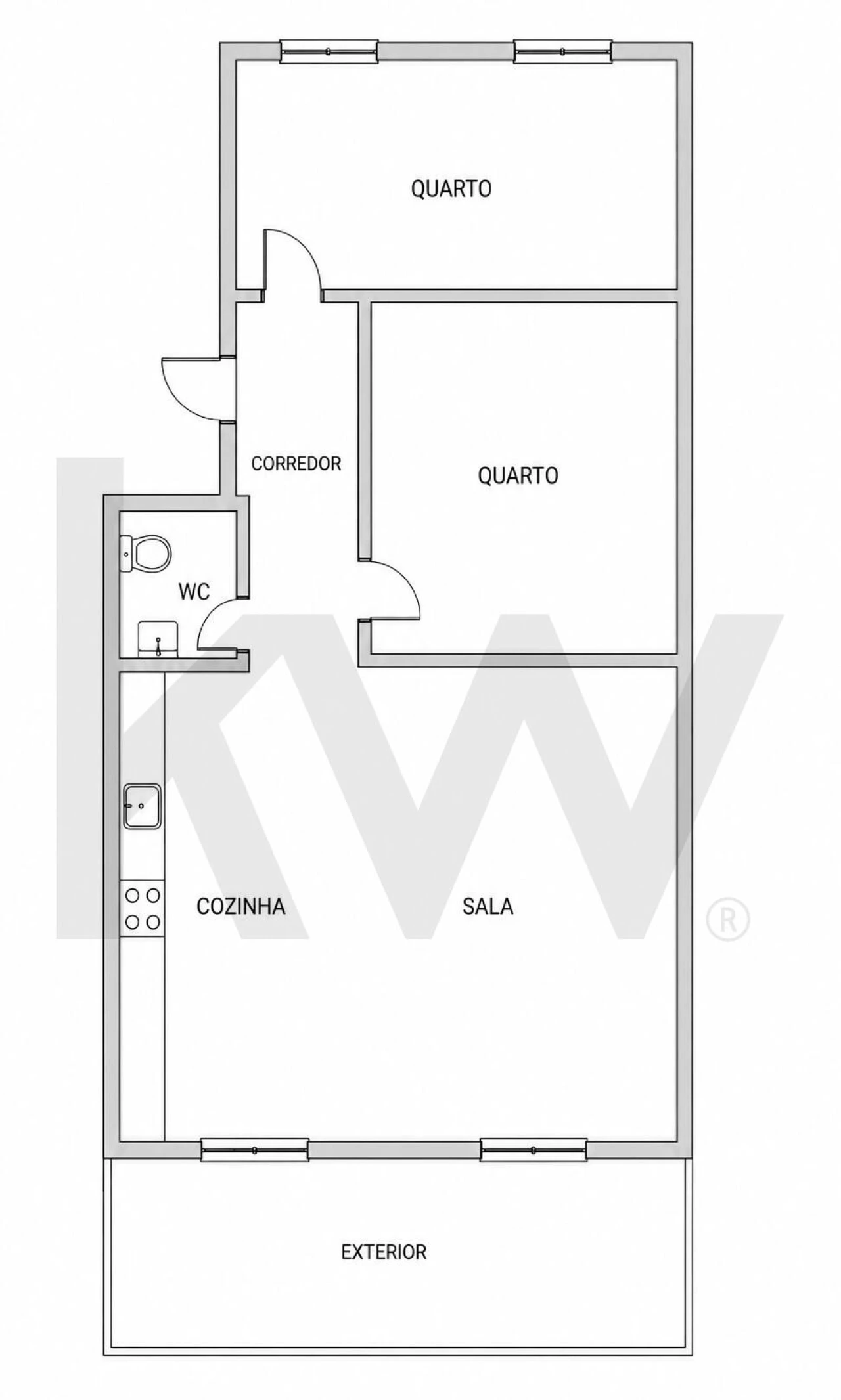 Apartamento T2 para Venda em Misericórdia Foto 22