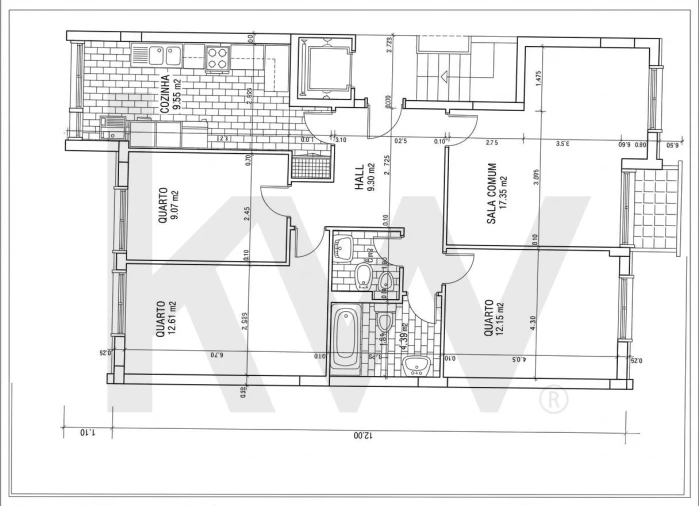 Apartamento T3 para Venda em Almada, Cova da Piedade, Pragal e Cacilhas Planta 1