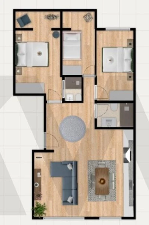 Apartamento T3 para Venda em Benfica