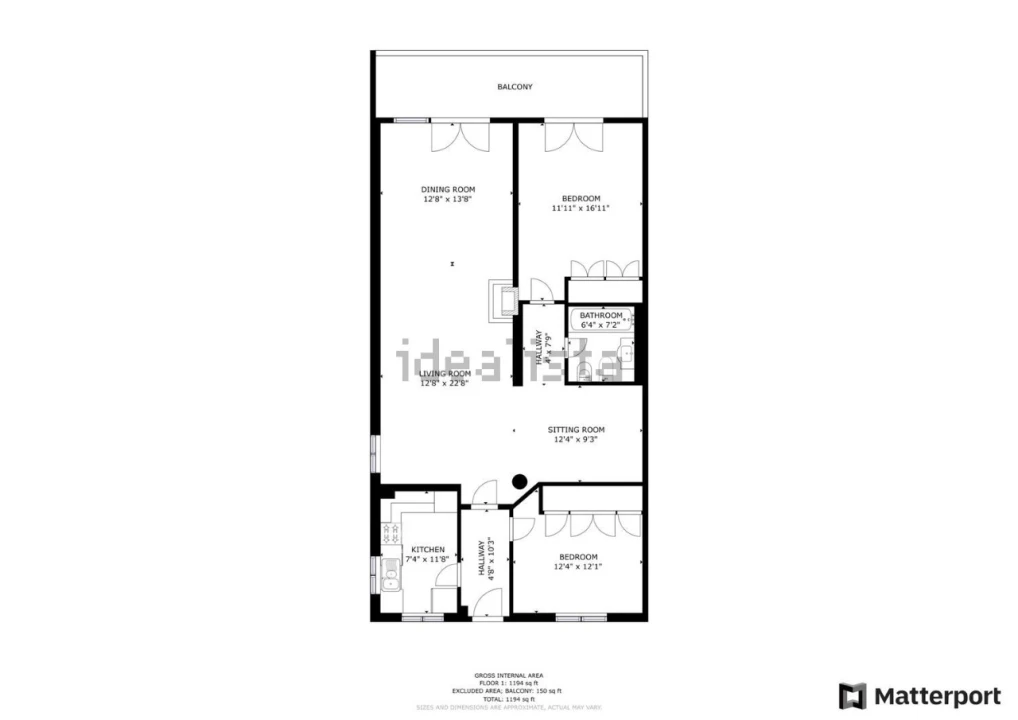 Apartamento T2 para Venda em Sesimbra (Santiago) Planta 2