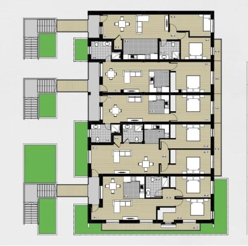 Apartamento T1 para Venda em Madalena Planta 2