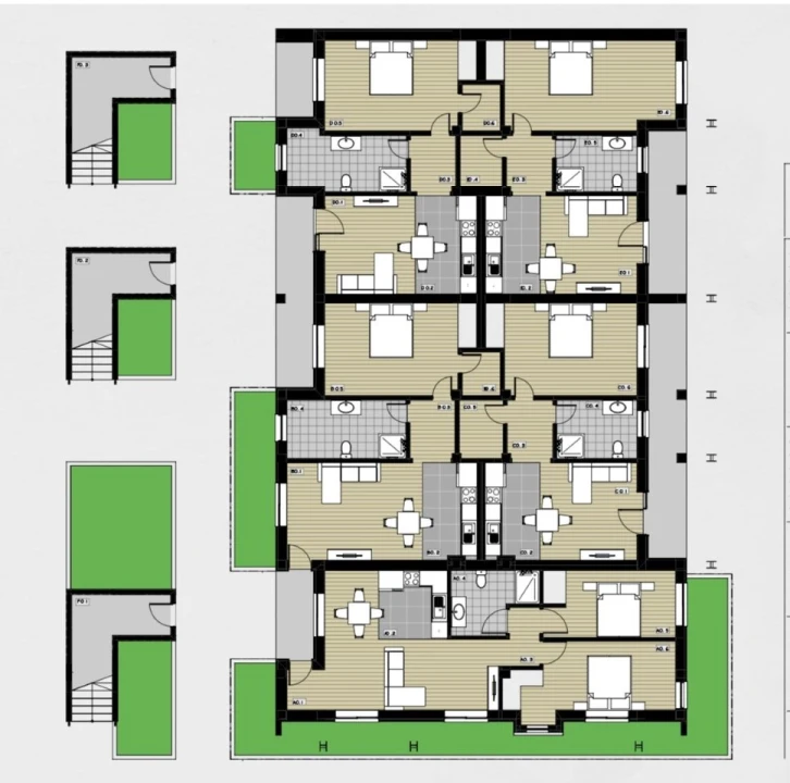 Apartamento T2 para Venda em Madalena Planta 2