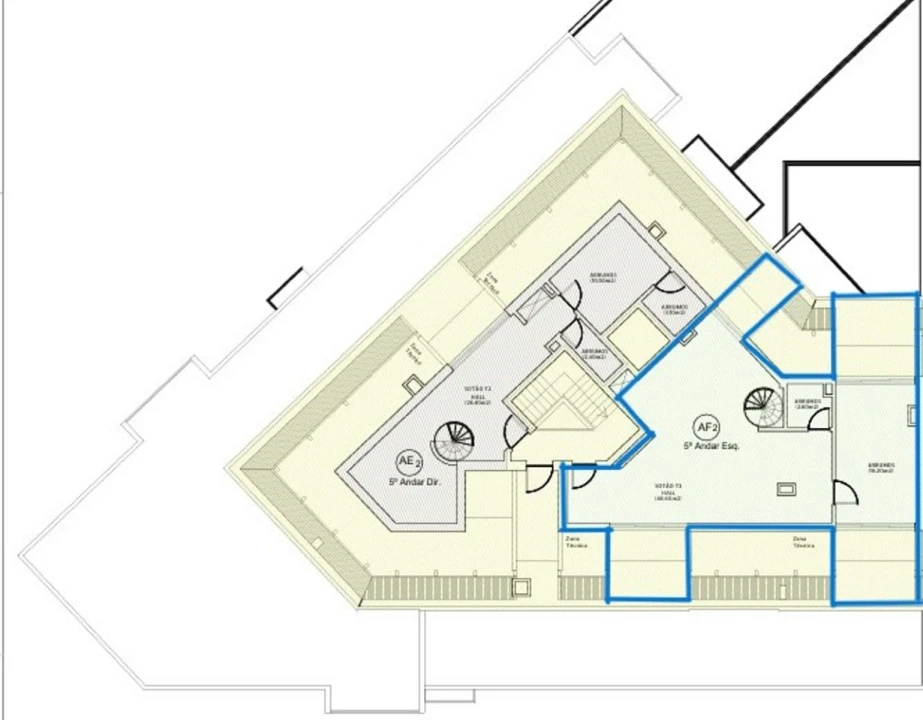 Apartamento T3 para Venda em Viseu Planta 2