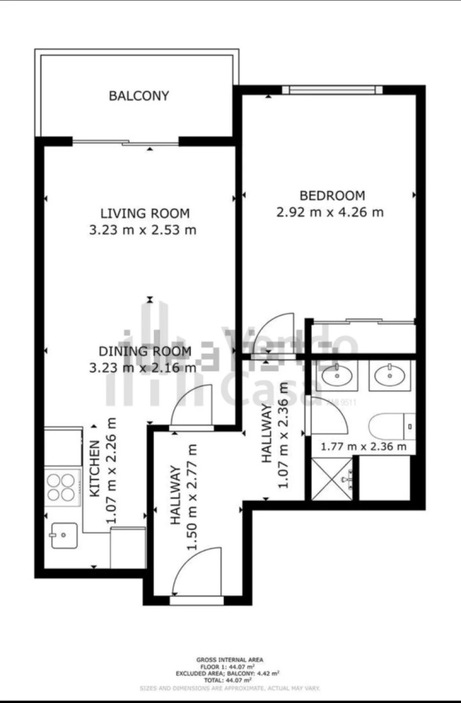 Apartamento T1 para Venda em Braga (São José de São Lázaro e São João do Souto) Foto 17
