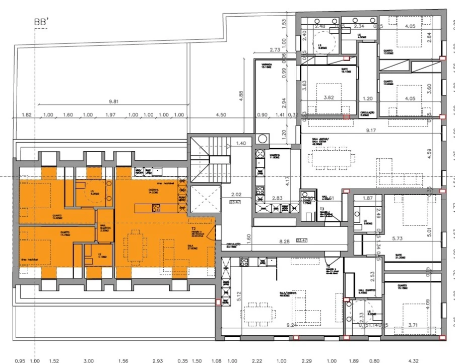 Apartamento T3 para Venda em Almada, Cova da Piedade, Pragal e Cacilhas Planta 2