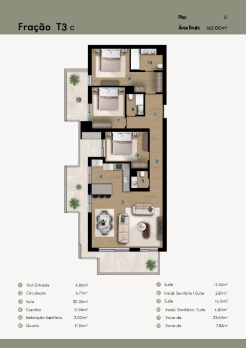 Apartamento T3 para Venda em Camara de Lobos