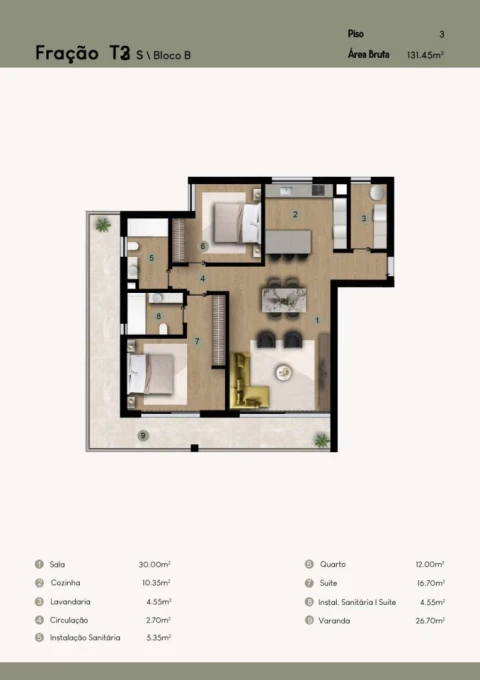 Apartamento T2 para Venda em Camara de Lobos