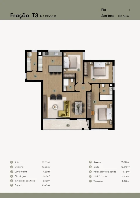 Apartamento T3 para Venda em Camara de Lobos