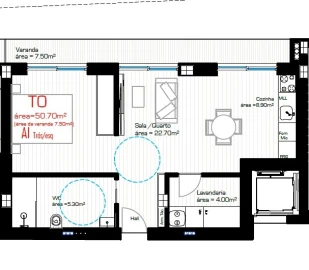 Apartamento T1 para Venda em Cristelos, Boim e Ordem