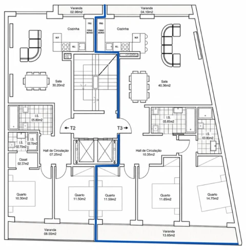 Apartamento T3 para Venda em Corroios