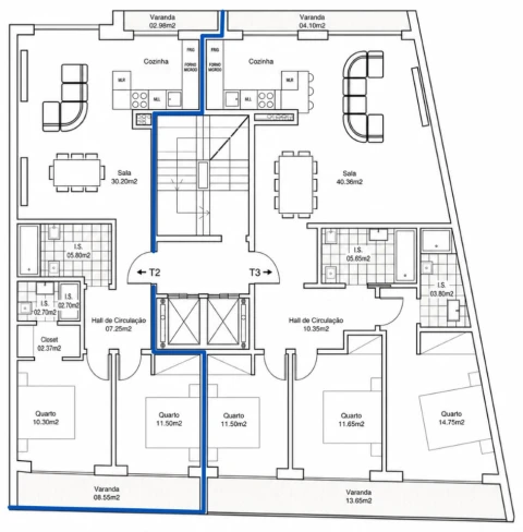 Apartamento T2 para Venda em Corroios