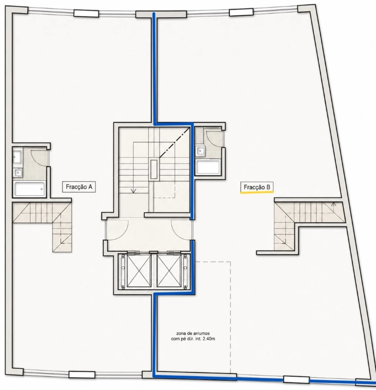 Apartamento T1 para Venda em Corroios Planta 2