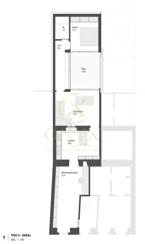 Apartamento T1 para Venda em Estrela
