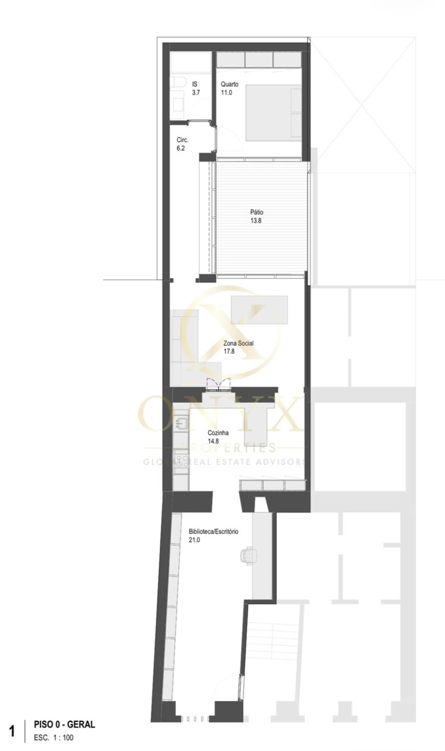 Apartamento T1 para Venda em Estrela Foto 6