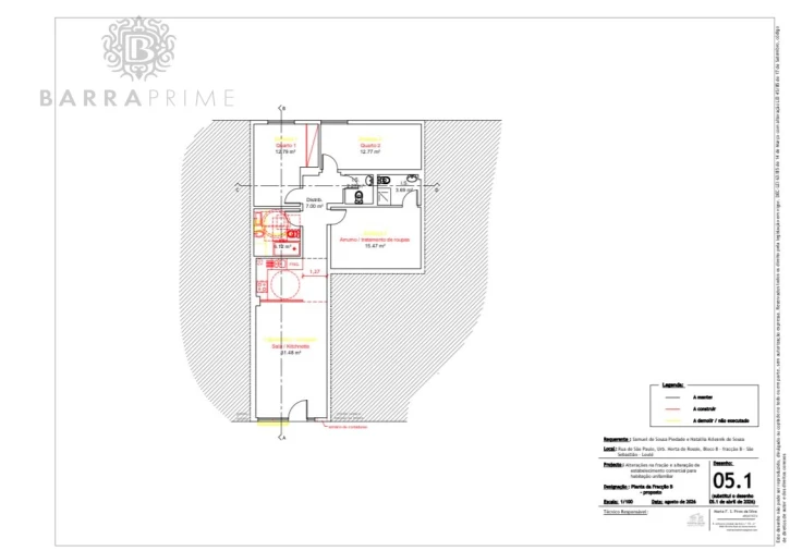 Apartamento T2 para Venda em Loule (São Sebastião) Foto 31
