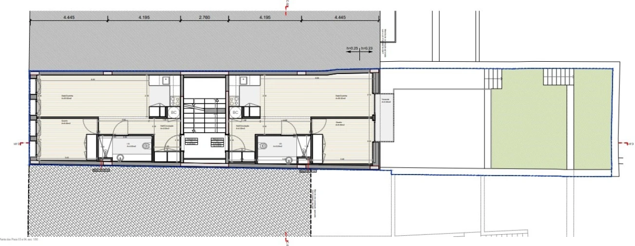 Apartamento T1 para Arrendamento em Cedofeita, Santo Ildefonso, Sé, Miragaia, São Nicolau e Vitória Planta 1