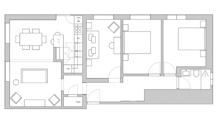 Apartamento T3 para Venda em Cascais e Estoril Planta 1
