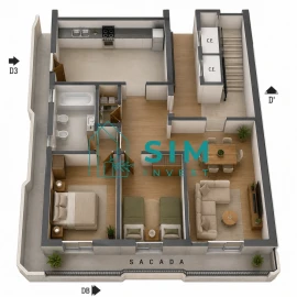 Apartamento T2 para Venda em Olhão