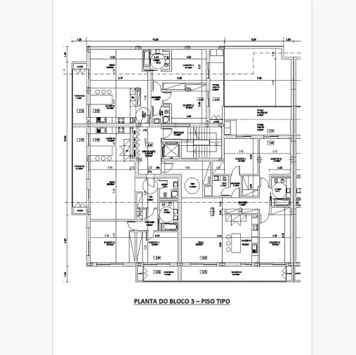 Apartamento T3 para Venda em Loule (São Sebastião) Planta 1