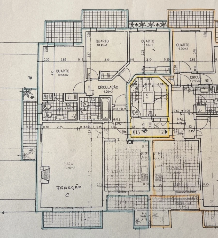Apartamento T4 para Venda em Cascais e Estoril Planta 1