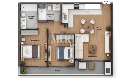 Apartamento T2 para Venda em Alvelos