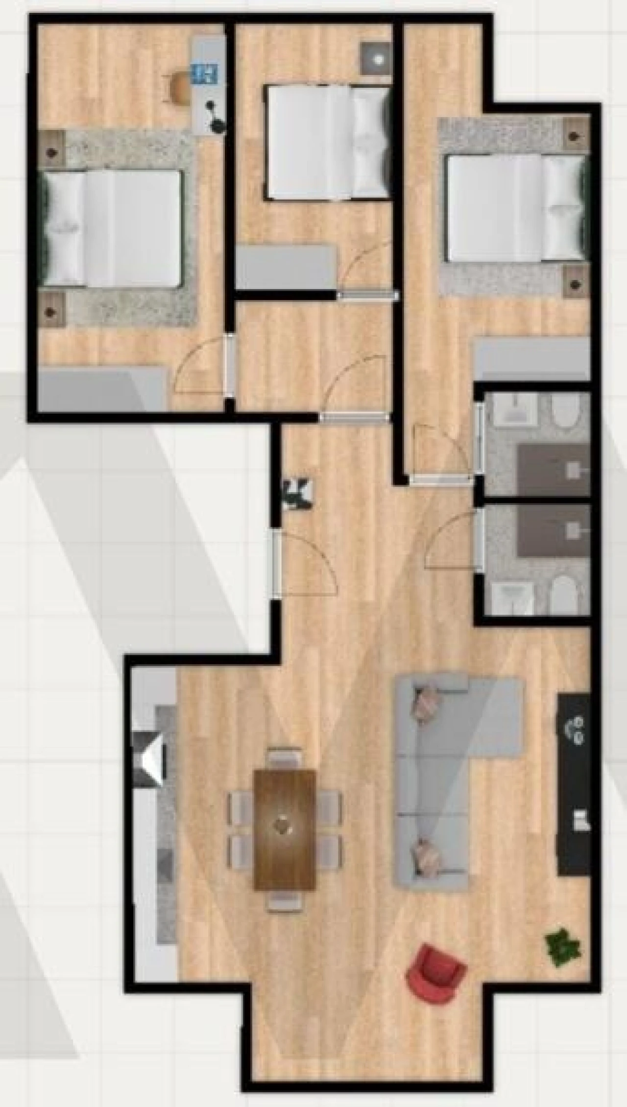 Apartamento T3 para Venda em Benfica Foto 32