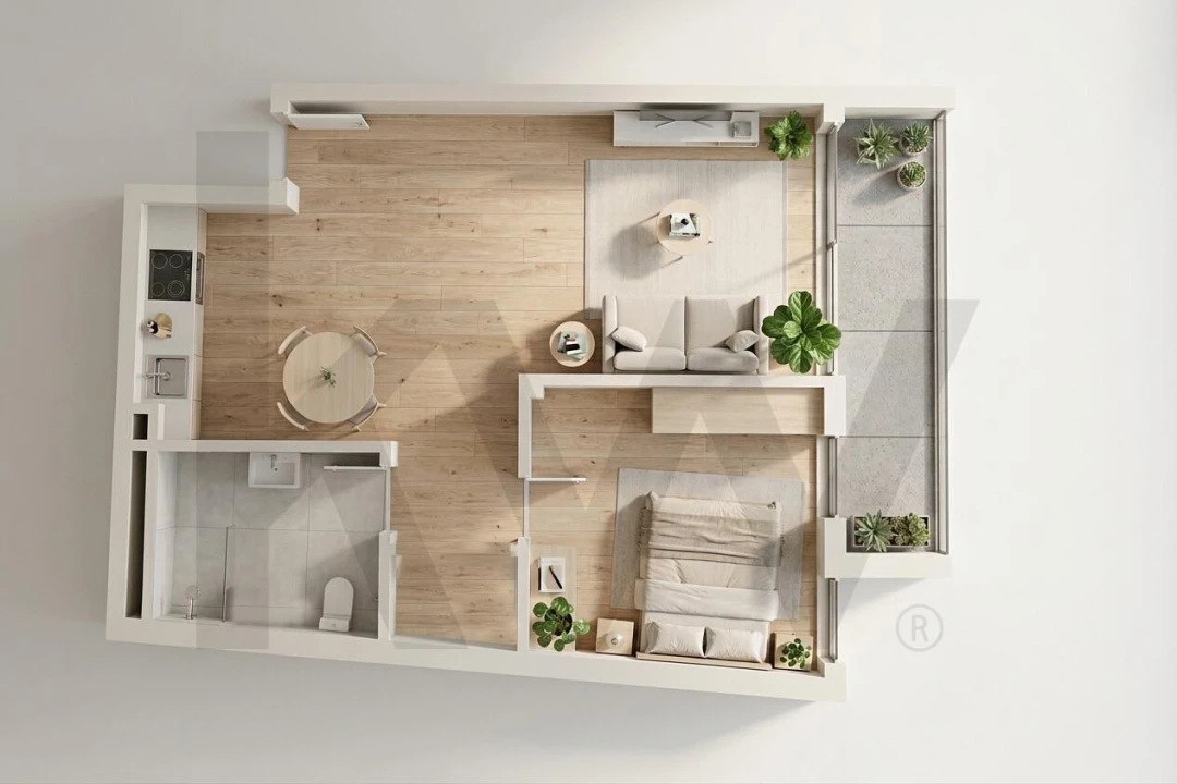 Apartamento T1 para Venda em Mafamude e Vilar do Paraíso Foto 15